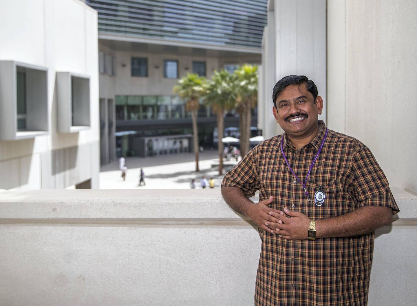 Abu Dhabi, UAE, April 4, 2018.  Dr Ajaya Ravindran.  Feature on work at NYU Abu Dhabi on monsoons and how they will be affected by climate change.Victor Besa / The NationalNational
