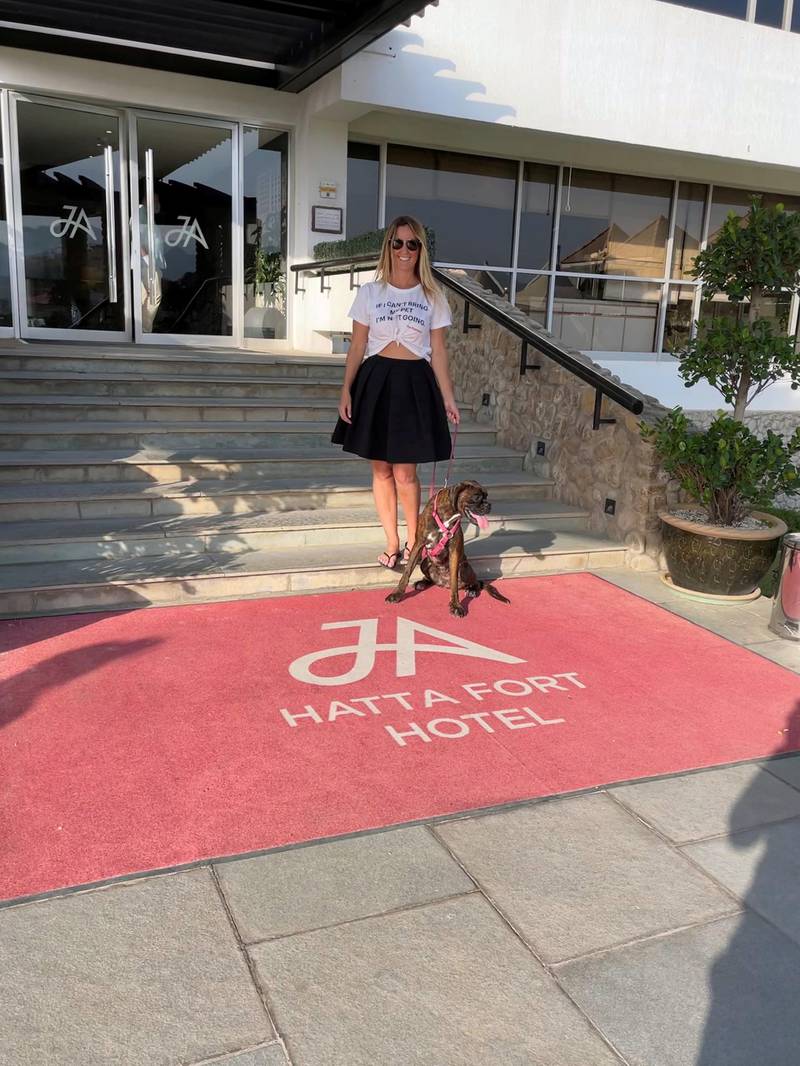 The four-star hotel in Hatta allows dogs on its grounds, with a special Flopster menu on offer for pup parents.