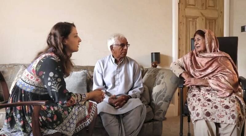 Project Dastaan team members interview Ali Phambra and Jannat bibi about their memories of the partition, in a bid to connect them to places and people they had left behind