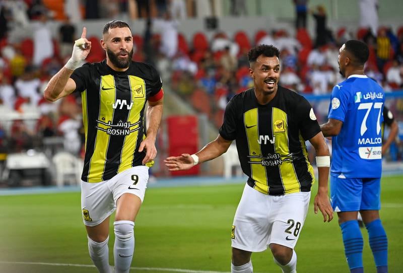Karim Benzema and Al Ittihad are aiming to bounce back from the defeat to rivals Al Hilal. EPA