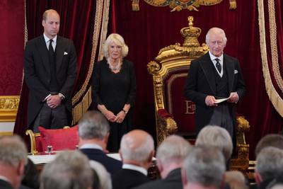 The Accession Council met without Charles to proclaim him sovereign — officially confirming his title, King Charles III — before the monarch joined them to make a series of oaths and declarations. PA
