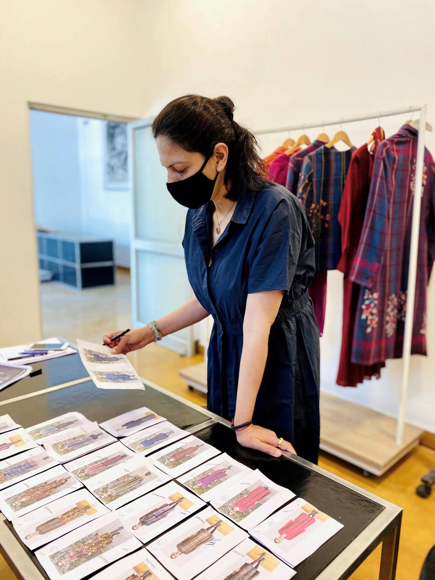 This is the first time that a fashion week will be held online in India. Seen here, designer Payal Pratap 