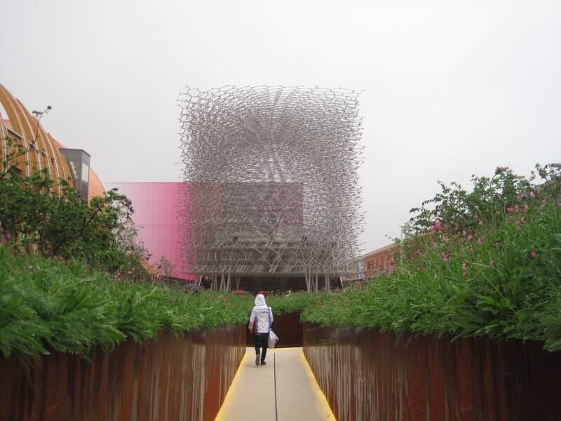 The Hive at the British pavilion at Expo Milano 2015.