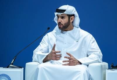 Mansoor Al Hamed, chief executive of Mubadala Petroleum, attends the Adipec session on 'What is the New Normal for Demand?'