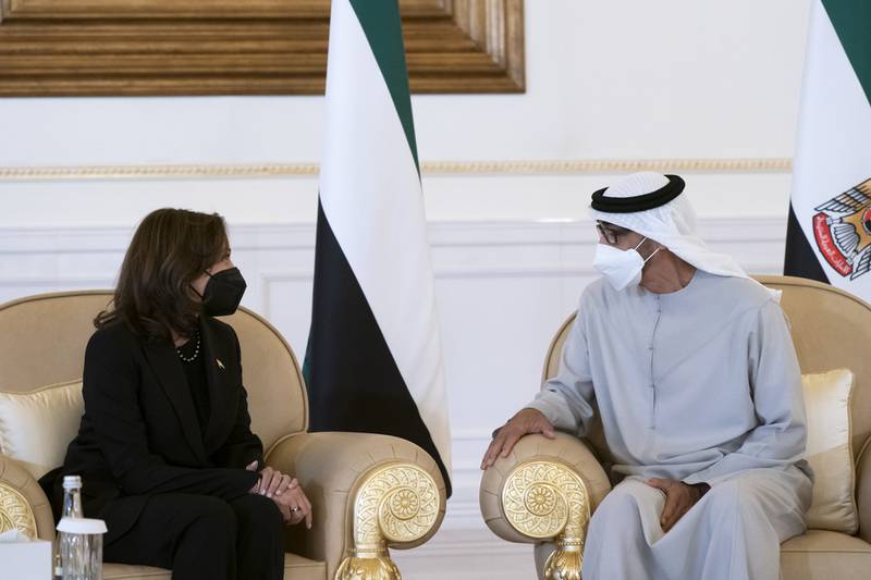 Ms Harris offers condolences to the President, Sheikh Mohamed.
