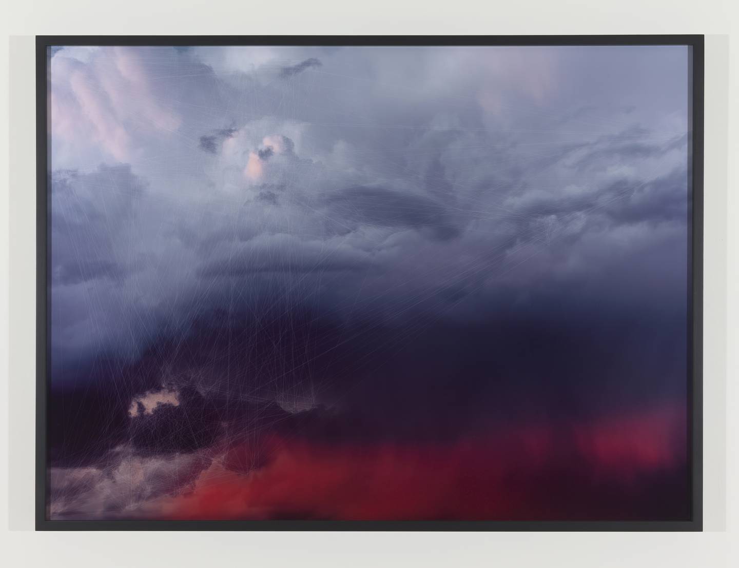 'Cloud #135 Hough Lines' by Trevor Paglen (2019). Photo: Trevor Paglen / Pace Gallery