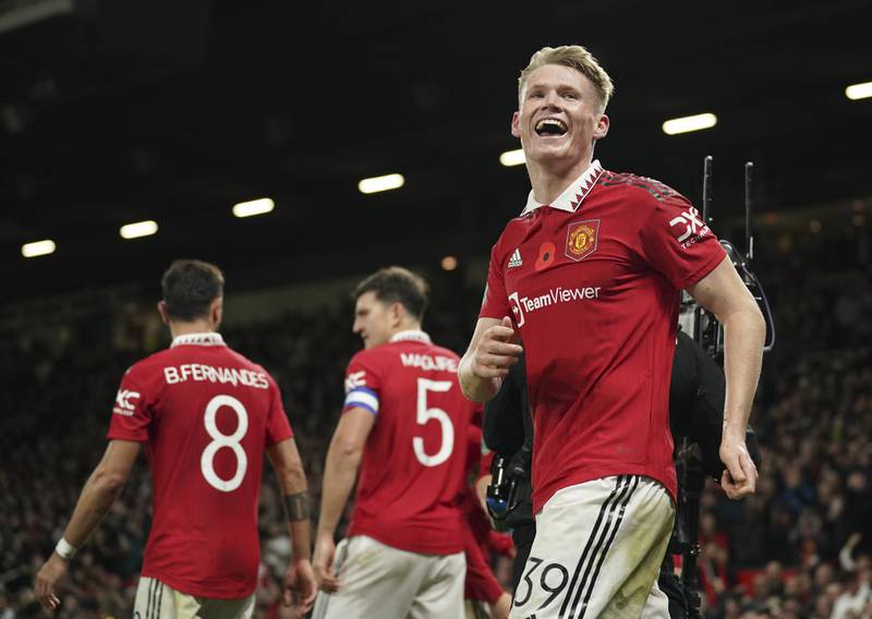 Scott McTominay – 7. Headed a testing Luiz corner away from his goal 30 minutes in. Curled a shot just off target on 89 in a strong finish to the game, one he topped off with a 90th minute goal. AP Photo 