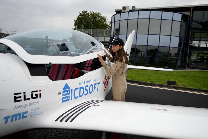 The teenager is aiming to break the record set by Shaesta Waiz, the first  first female certified civilian pilot from Afghanistan who set the world benchmark at age 30 in 2017. AP Photo