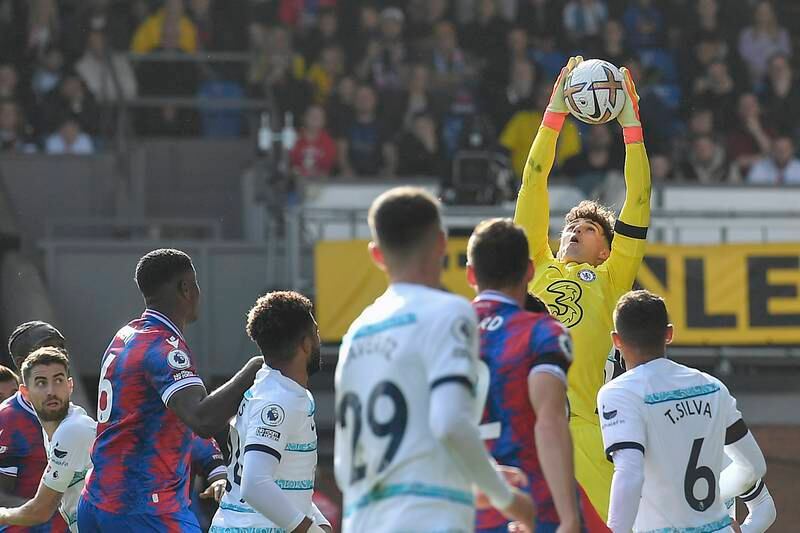 CHELSEA RATINGS: Kepa Arrizabalaga – 7 Denied Eze a chance to double Palace’s lead with a strong low save. He then made an important save to stop Zaha in the second half.

EPA