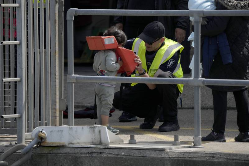 Since July 2021, 4,660 unaccompanied children have entered the UK, government figures show. AP