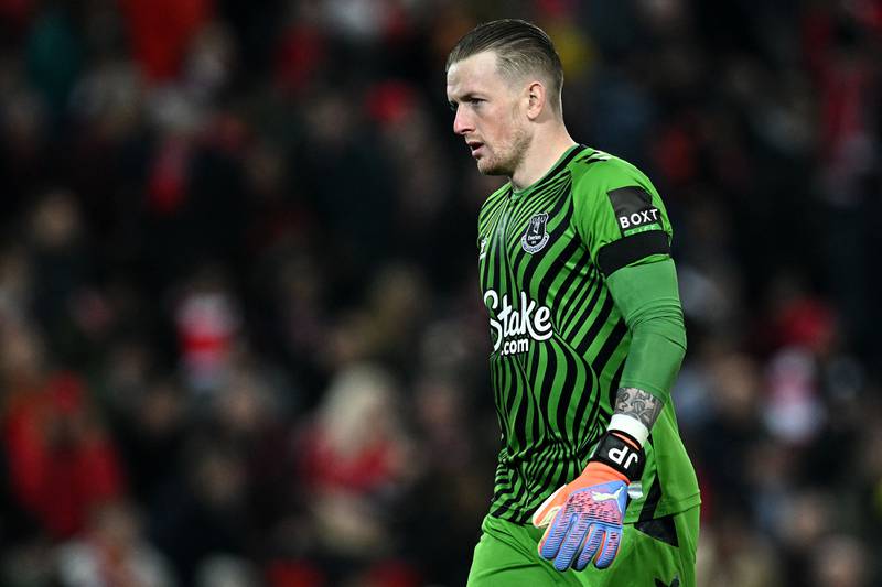EVERTON PLAYER RATINGS: Jordan Pickford – 5. It wasn't clear what Pickford was doing with his positioning for the first goal, though it was a difficult counter attack to deal with. Little he could do about the second. AFP