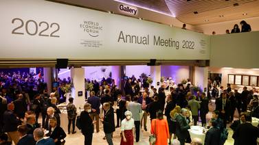 An image that illustrates this article Davos turns to the metaverse as World Economic Forum unveils new platform
