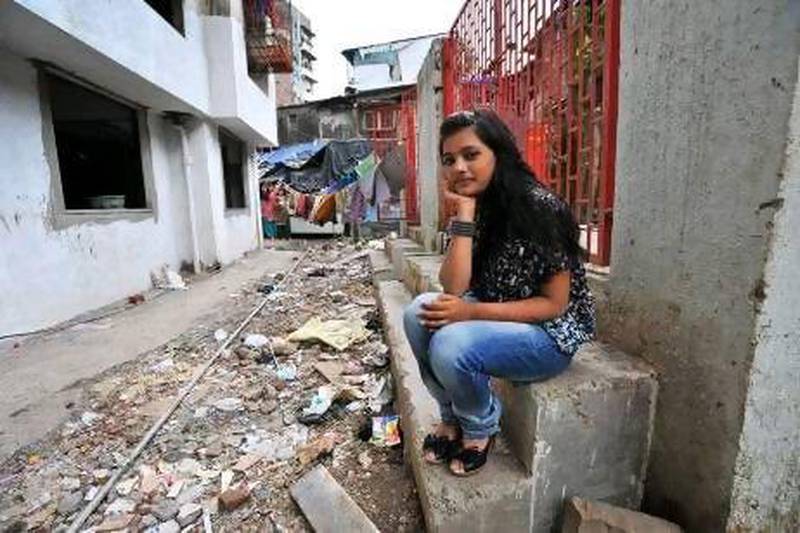 Rubina Ali, 14, played the young Latika in the film. Last year she lost all her Slumdog mementoes, including the dress she wore to the Oscars, in a devastating fire that ripped through the city's Garib Nagar slum. Gethin Chamberlain for The National