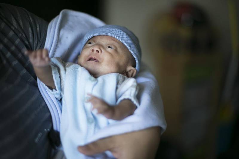 The future is looking bright for Nicholas Sacramento, who was born 17 weeks early. Mona Al Marzooqi / The National