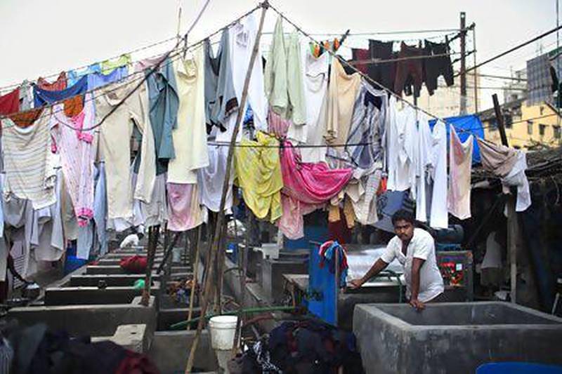 Built by the British in the 1880s, the Dhobi Ghat in Mumbai now provides more than 10,000 Indians with a source of income. Subhash Sharma for The National