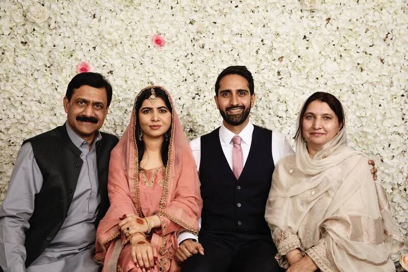 Malala and Asser married with close family and friends in attendance.