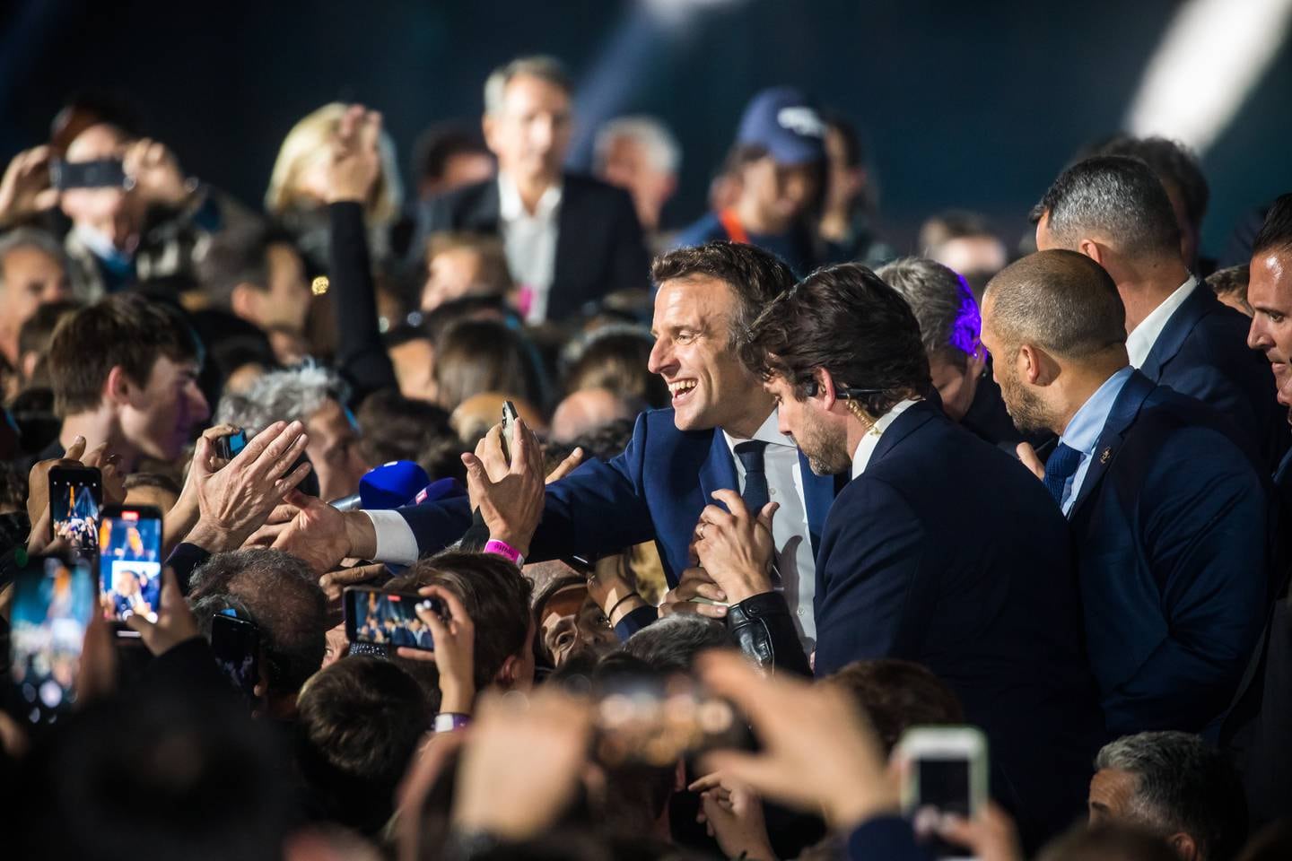 Emmanuel Macron defeated his far-right rival Marine Le Pen with a 17 point margin of victory. EPA. 