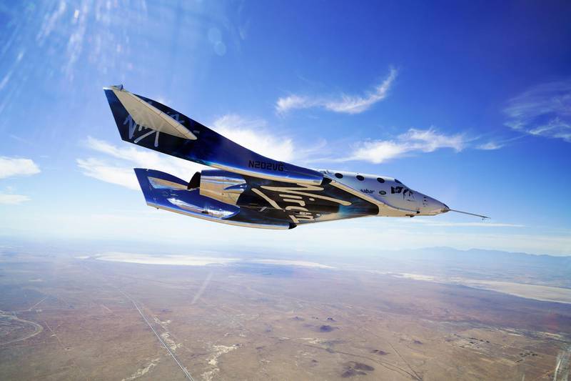 Richard Branson Welcomes VSS Unity Home from Second Supersonic Flight. May 29th 2018
