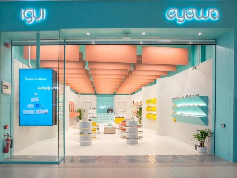 An eyewa store in Saudi Arabia. the company is looking to expand its eyewear retail market presence this year. Courtesy eyewa