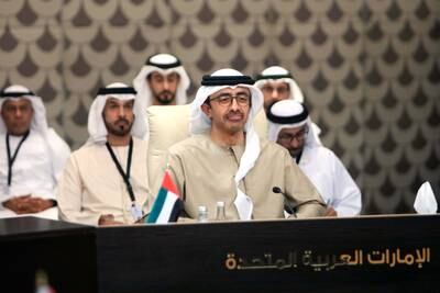 UAE Foreign Minister Abdullah bin Zayed was received by Jordan's King Abdullah. EPA