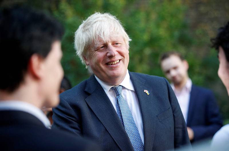 Britain's Prime Minister Boris Johnson could attempt a comeback as prime minister, according to his former colleague Rory Stewart. AFP
