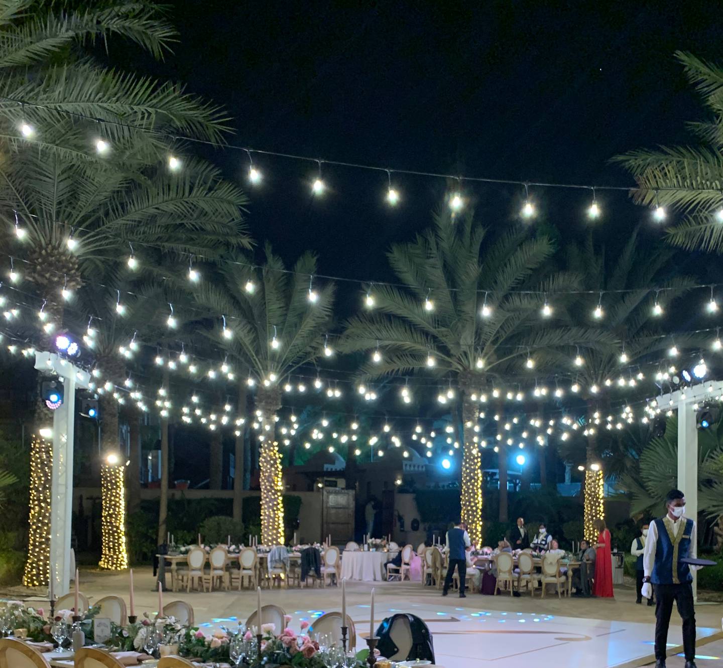 A friend held her wedding at Magnolia at Madinat Jumeirah in January. Evelyn Lau / The National 