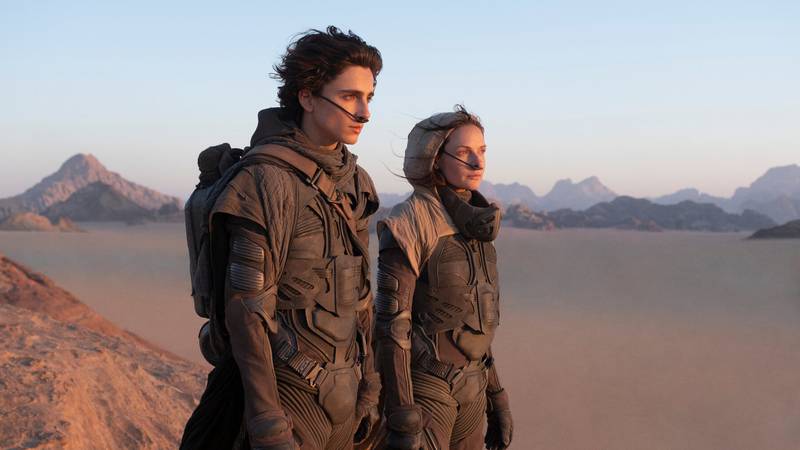 David Lynch's sci-fi masterpiece Dune: Part One (2021) won six Oscars and was partly shot in Abu Dhabi. Photo: Warner Bros