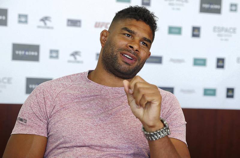 DUBAI, UNITED ARAB EMIRATES , October 6 – 2020 :-  Alistair Overeem former UFC heavyweight champion during the interview at the Marina Plaza tower in Dubai Marina in Dubai. (Pawan Singh / The National) For Sports/Online. Story by John