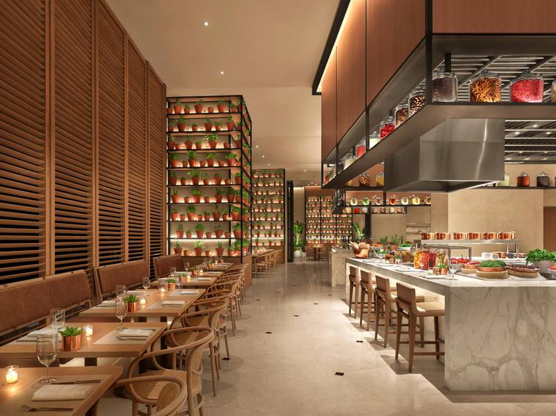Market at Edition is the health-focussed all-day dining eatery, one of three that Tom Aikens is behind. Courtesy Edition Hotels