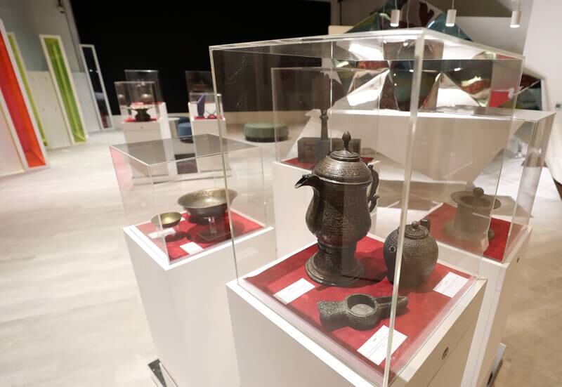 Artefacts on display at the Afghanistan Pavilion.