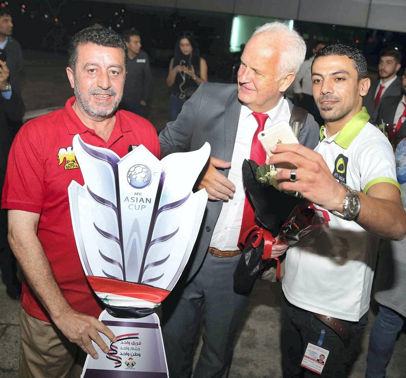 Syria���s national team landed in Sharjah as they prepare to take the stage for the AFC Asian Cup UAE 2019 after missing out on the previous edition in Australia.