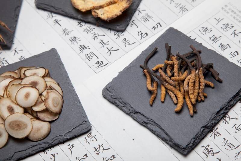 Antler slices and cordyceps mushrooms have traditionally been used in Chinese herbal medicine. Getty Images