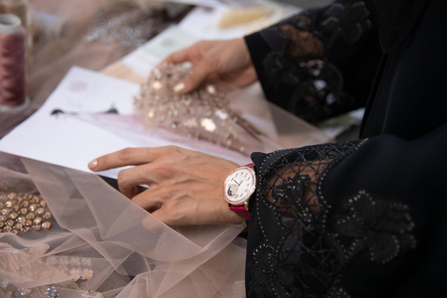 A lucky student will receive insight into the art of dressmaking. Courtesy Vacheron Constantin
