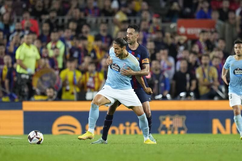 Sergio Busquets 6 - Tried to hold firm as Celta battered the Barcelona goal in the last 10 minutes. And he did, but he was wobbling. Booked. EPA