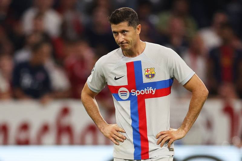 Robert Lewandowski 6 - Central to Barça’s first quality attack on eight minutes. The man with nine goals in his last five games should’ve scored having been set up by Gavi on 17 and again with a header on 18. You have to take your chances. In the stadium where he was loved for so long, he didn’t. Not his night. Getty Images