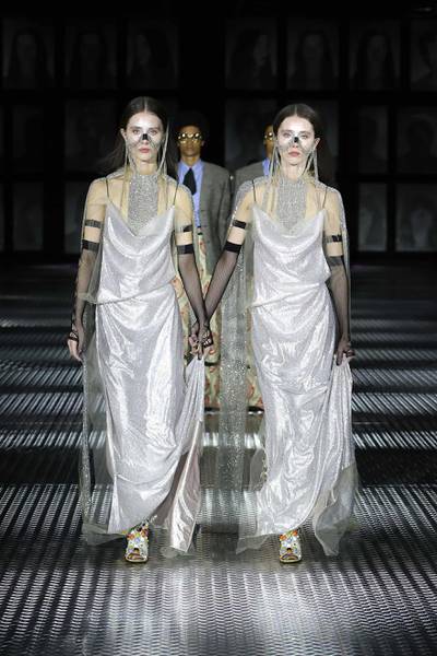 Gucci sends 68 sets of twins down a double runway to steal the