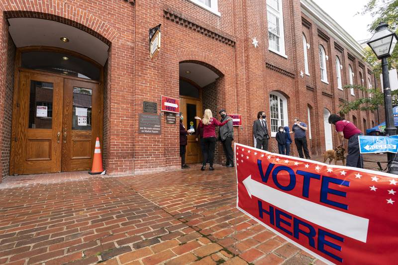 At least 19 states have passed laws making it harder to vote, the non-partisan Brennan Centre for Justice reported. AP