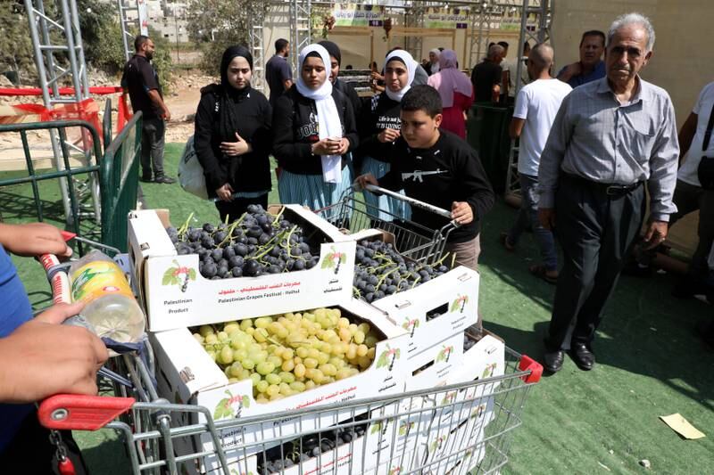 Hebron is known as the city of grapes and plums.