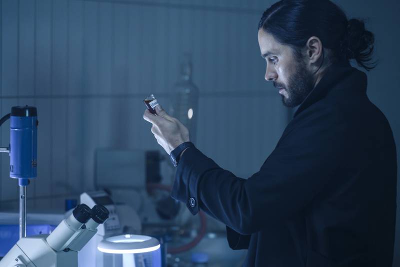 Jared Leto in 'Morbius'.  Photo: Sony Pictures