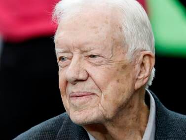 Former US president Jimmy Carter, pictured in 2016. AP