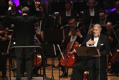 Placido Domingo performed at Emirates Palace.