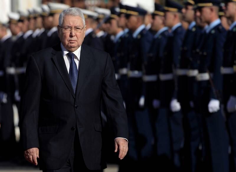Algeria's veteran politician and former interim president Abdelkader Bensalah. Reuters
