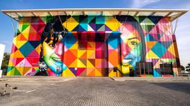2,000-square-metre mural unveiled in Abu Dhabi: artist Kobra says it's about 'peace and tolerance' 
