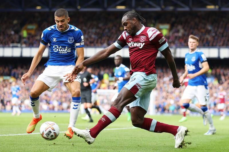 Michail Antonio – 7 Saw little of the ball in the first half but when he did, Antonio was an imposing danger with darting runs on the break. He had a decent opportunity to put his side on level terms straight after Everton’s goal, but his header went straight at Begovic. Getty
