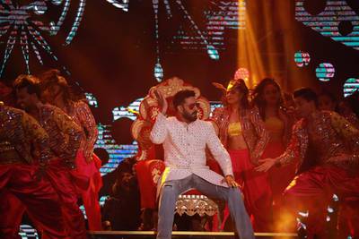 Abhishek Bachchan performs.