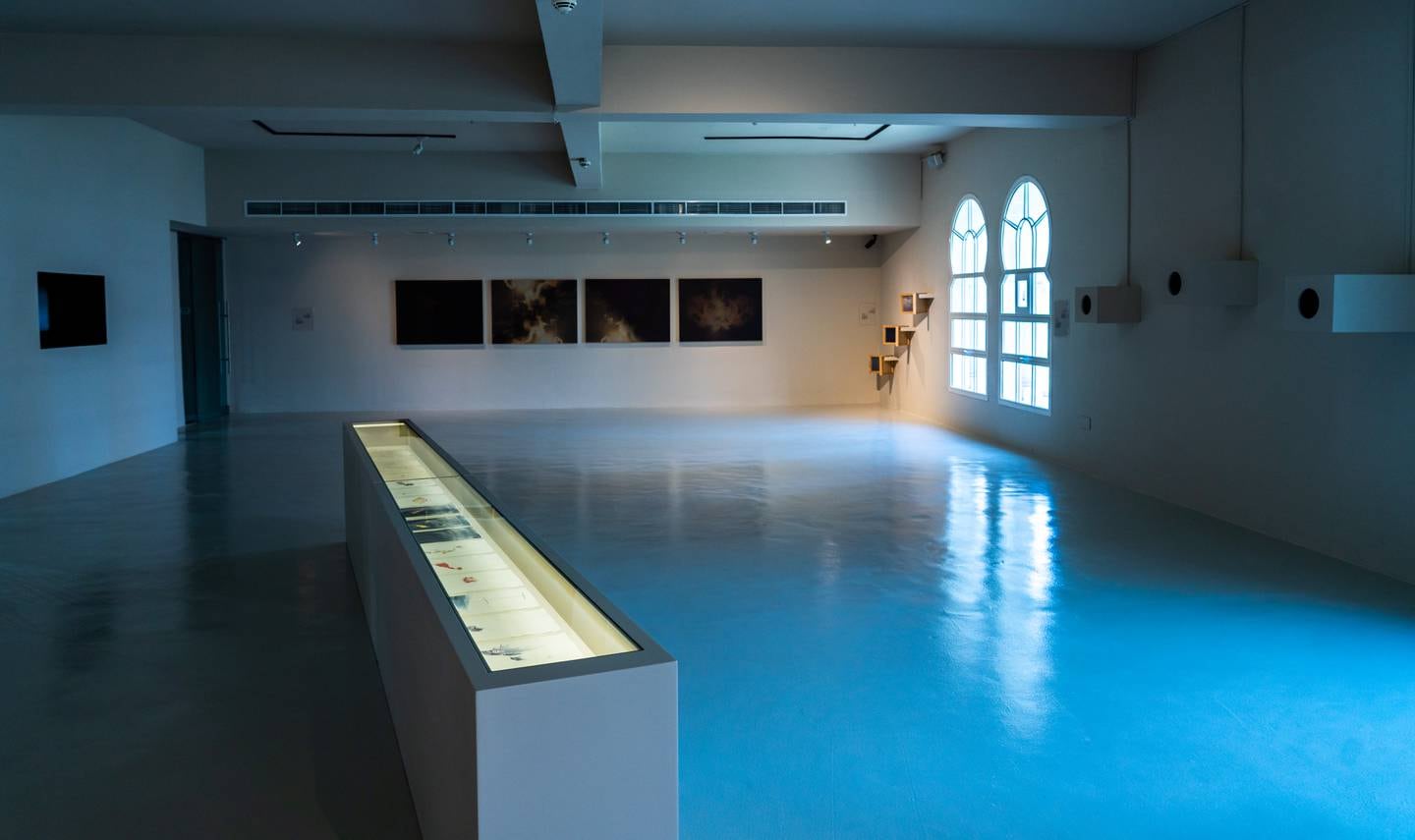 Installation view of Towards Time at Maraya Art Centre, Sharjah. Photo: Maraya Art Centre
