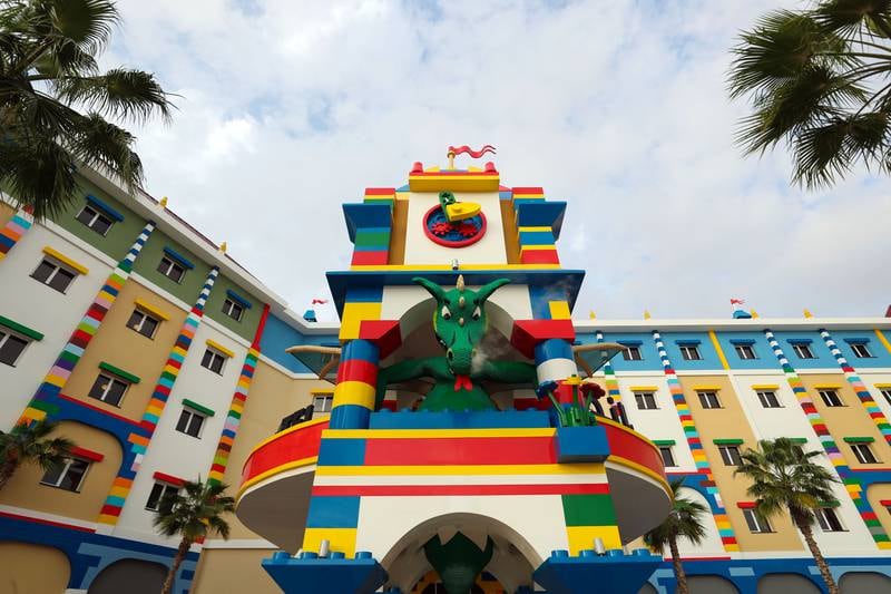 Legoland Hotel in Dubai. The Gulf region's hospitality sector is set to expand at a compound annual rate of 6.6 per cent. Chris Whiteoak / The National