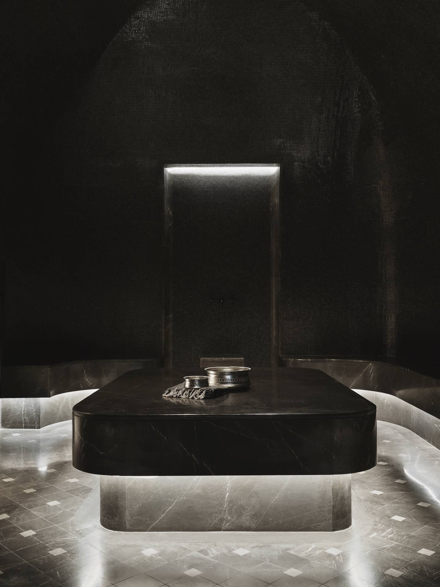 The hammam in the Aman Spa, which extends over three floors.  Photo: Robert Rieger
