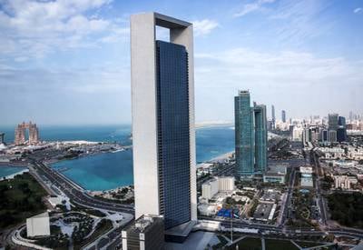 Adnoc headquarters in Abu Dhabi. In May, Adnoc signed agreements with more than 60 UAE and international companies to manufacture critical non-oil products in its supply chain in the Emirates. Victor Besa / The National