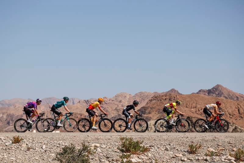 The race is taking place over 147.5 km, from Al Rustaq Fort to the Oman Convention & Exhibition Centre in Muscat. EPA